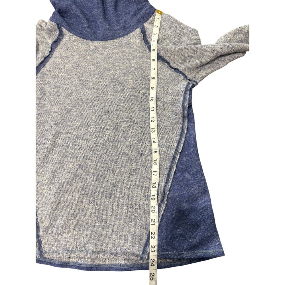 Kuhl Womens Pullover Nova Top Cowl Neck Wool Blend Gray Blue Long Sleeve Size M - Picture 6 of 8
